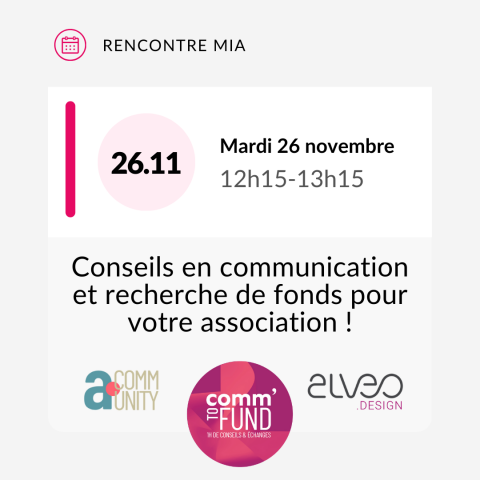 Conseils en communication et recherche de fonds pour votre association !